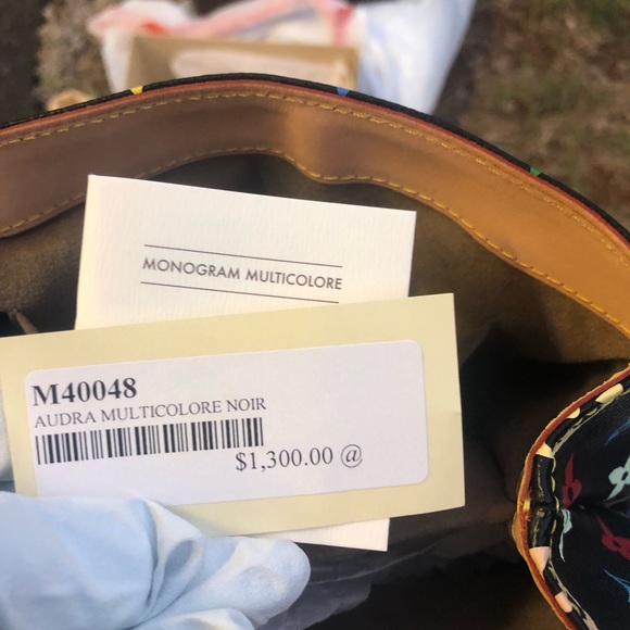 Brand New Louis Vuitton x Murakami multicolore black handbag - Picture 7 of 10